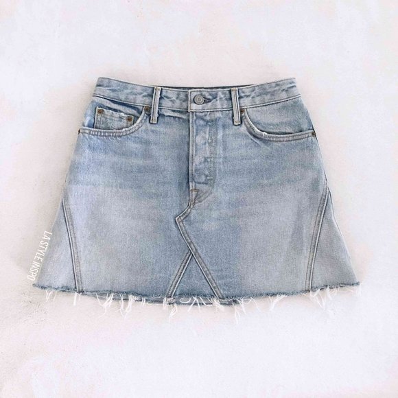 GRLFRND Denim Skirt Eva Size 25 - Picture 3 of 6